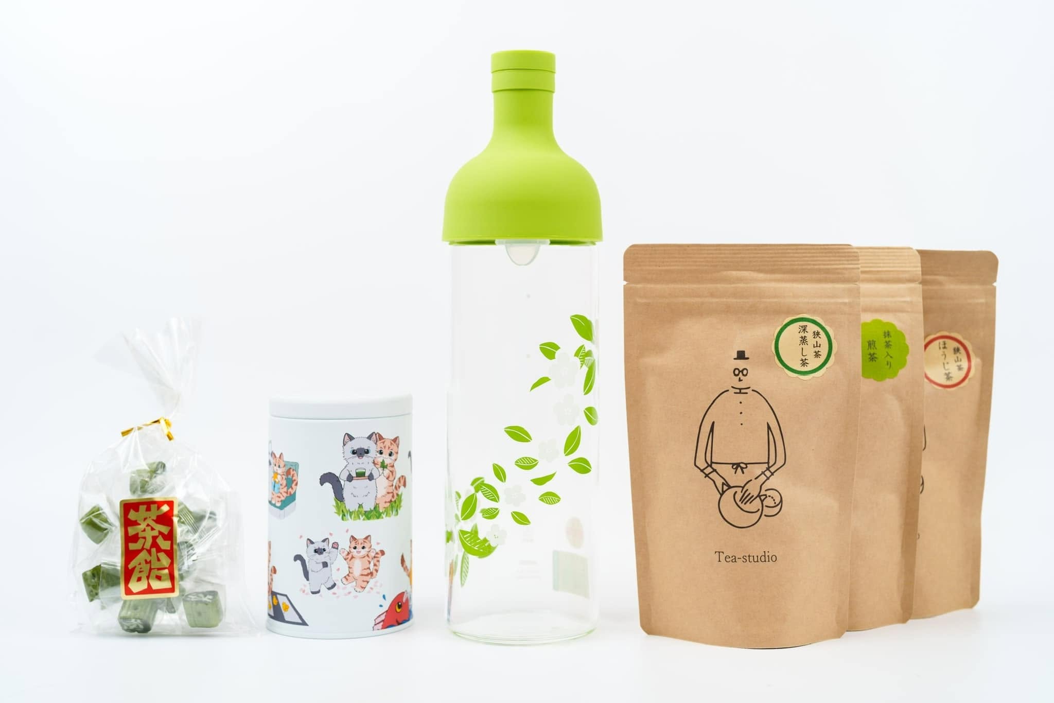 冷水ポットとマイボトルで作る水出し狭山茶